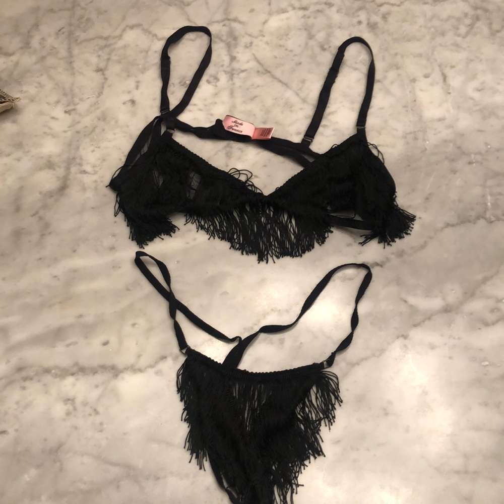 Agent Provocateur Sm. flapper style bra panty set!